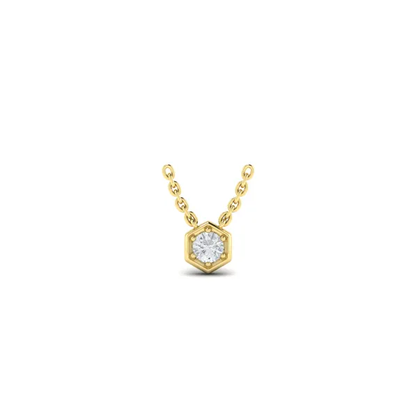 Diamond Solitaire Necklace Mitchell's Jewelry Norman, OK