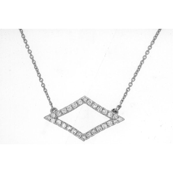 Diamond Rhombus Necklace Mitchell's Jewelry Norman, OK