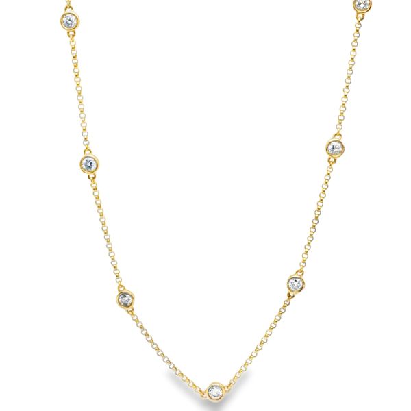 Diamond Station Necklace Mitchell's Jewelry Norman, OK