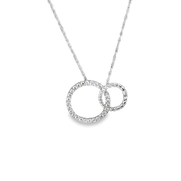 Diamond Circle Necklace Mitchell's Jewelry Norman, OK