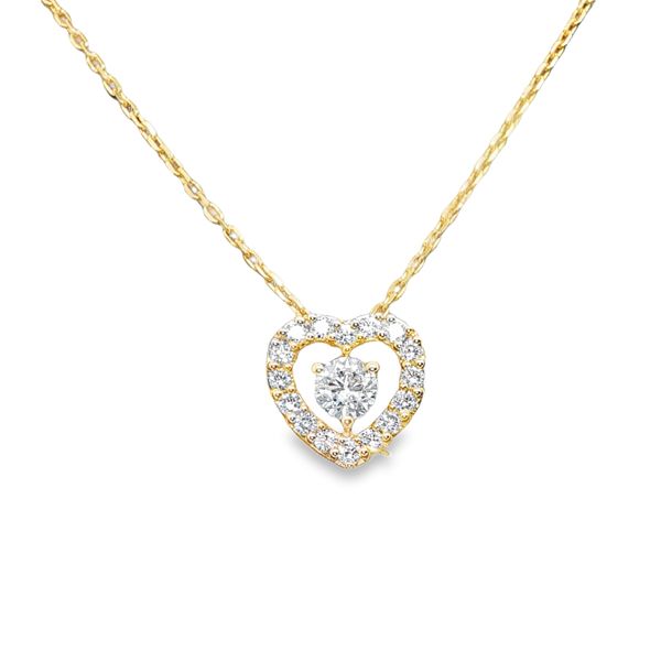 Diamond Heart Necklace Mitchell's Jewelry Norman, OK