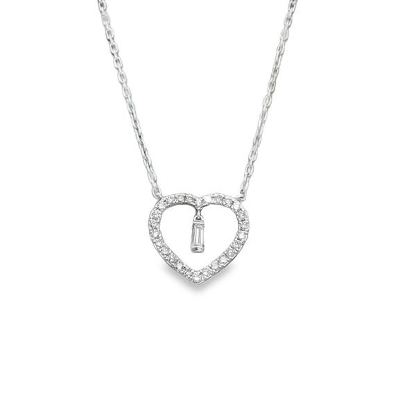 Diamond Heart Necklace Mitchell's Jewelry Norman, OK