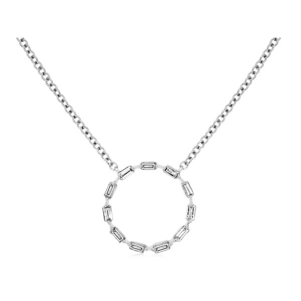 Diamond Circle Necklace Mitchell's Jewelry Norman, OK