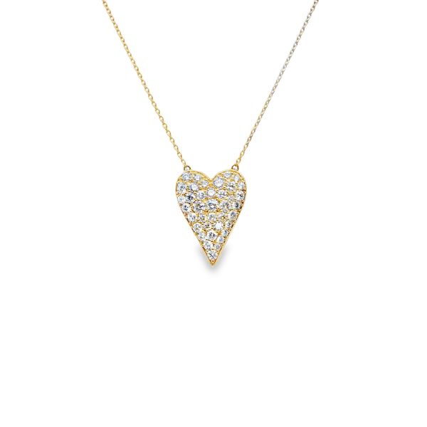 Diamond Heart Necklace Mitchell's Jewelry Norman, OK