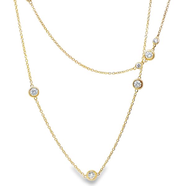Diamond Layered Station Necklace Mitchell's Jewelry Norman, OK