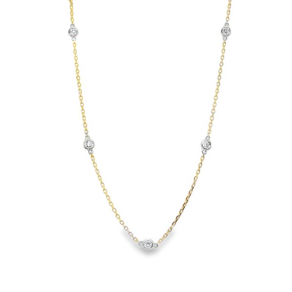 Diamond Station Necklace Mitchell's Jewelry Norman, OK