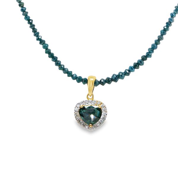Blue Diamond Fashion Necklace Mitchell's Jewelry Norman, OK