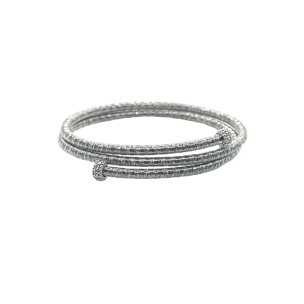 White Gold Diamond Wrap Bracelet by Piero Milano Mitchell's Jewelry Norman, OK