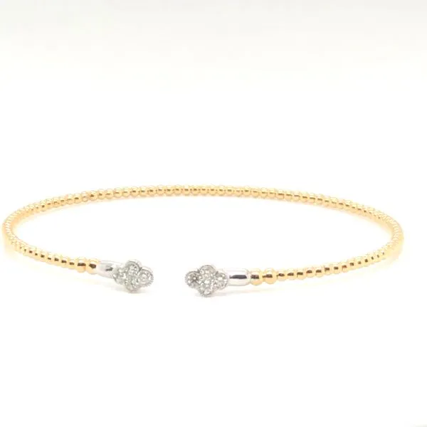 Two Toned Diamond Bangle by Heera Moti Mitchell's Jewelry Norman, OK