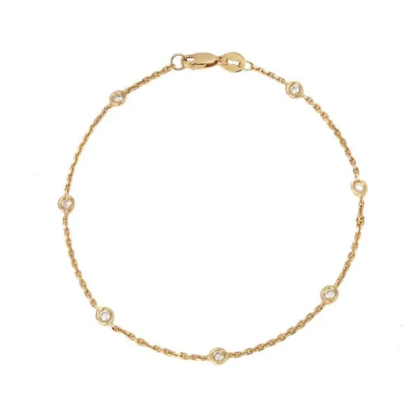 Lau Diamond Station Bracelet Mitchell's Jewelry Norman, OK