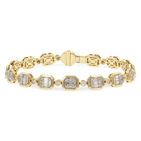 Yellow Gold Diamond Bracelet Mitchell's Jewelry Norman, OK