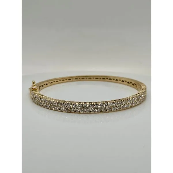 Diamond Bangle Bracelet Mitchell's Jewelry Norman, OK