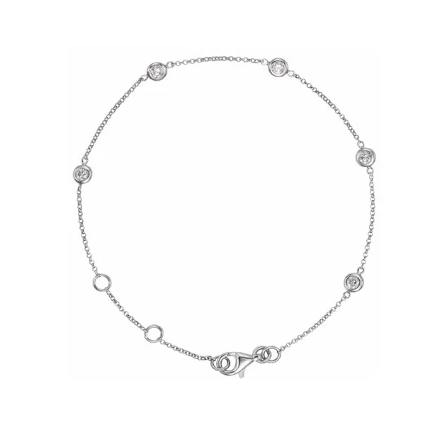 Diamond Station Bracelet Mitchell's Jewelry Norman, OK