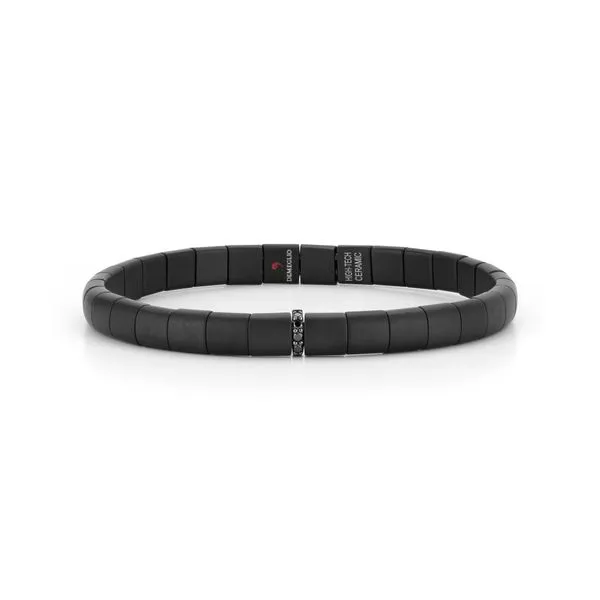 Black Ceramic Diamond Bracelet by Roberto Demeglio Mitchell's Jewelry Norman, OK