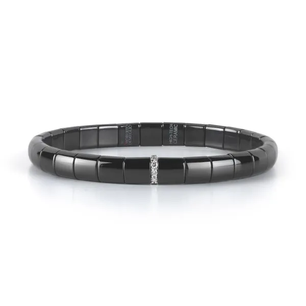 Diamond Black Ceramic Bracelet by Roberto Demeglio Mitchell's Jewelry Norman, OK