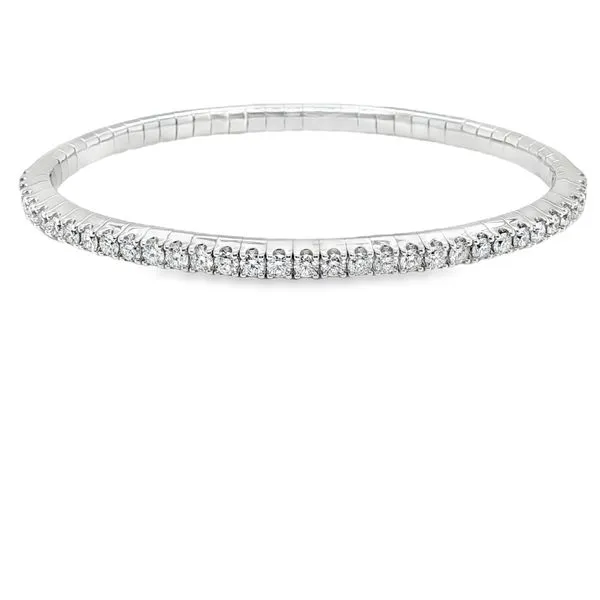 Diamond Stretch Bangle Bracelet Mitchell's Jewelry Norman, OK