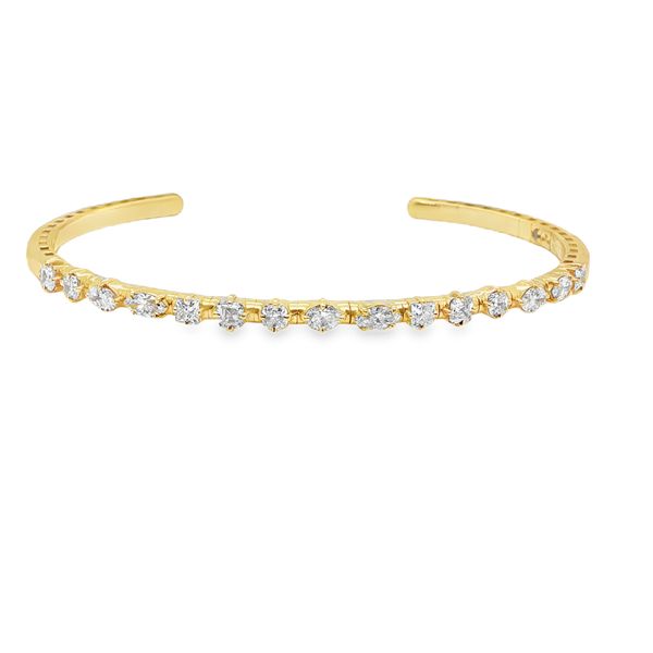 Lab Created Diamond Bangle Bracelet Mitchell's Jewelry Norman, OK