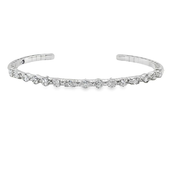 Lab Created Diamond Bangle Bracelet Mitchell's Jewelry Norman, OK