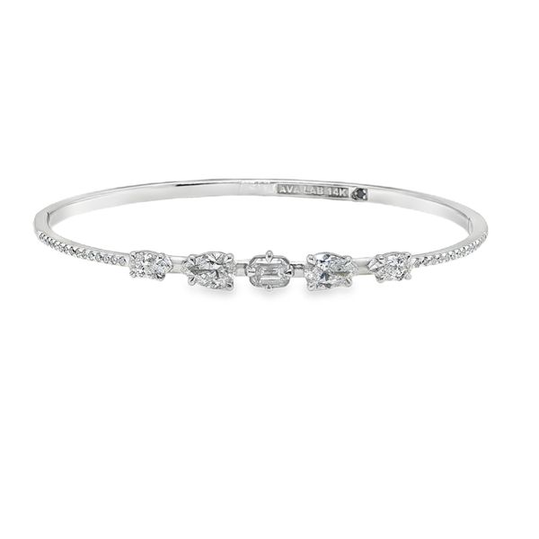 Lab Created Diamond Bangle Bracelet Mitchell's Jewelry Norman, OK