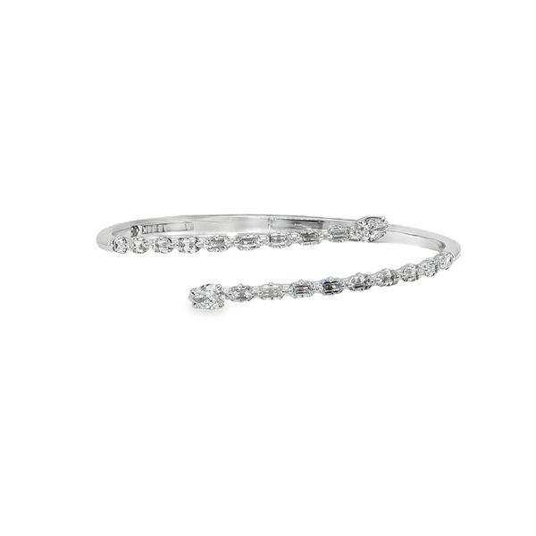 Lab Created Diamond Bangle Bracelet Mitchell's Jewelry Norman, OK