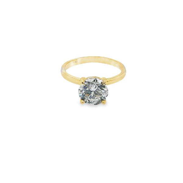 Solitaire Lab Created Diamond Ring Mitchell's Jewelry Norman, OK