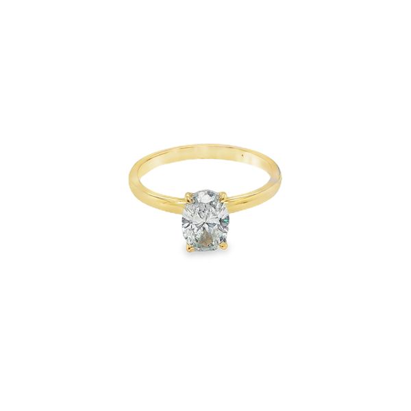Solitaire Lab Created Diamond Ring Mitchell's Jewelry Norman, OK