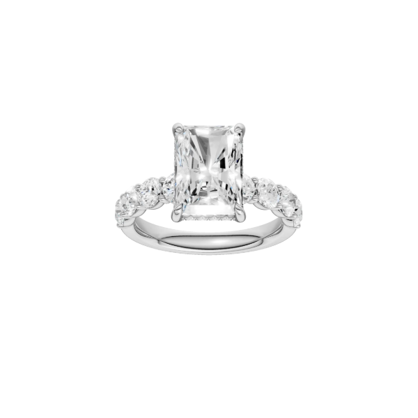 Radiant Lab Created Diamond Engagement Ring Mitchell's Jewelry Norman, OK