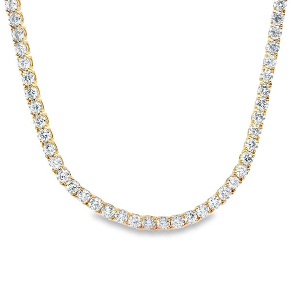 Lab Created Diamond Tennis Necklace Mitchell's Jewelry Norman, OK