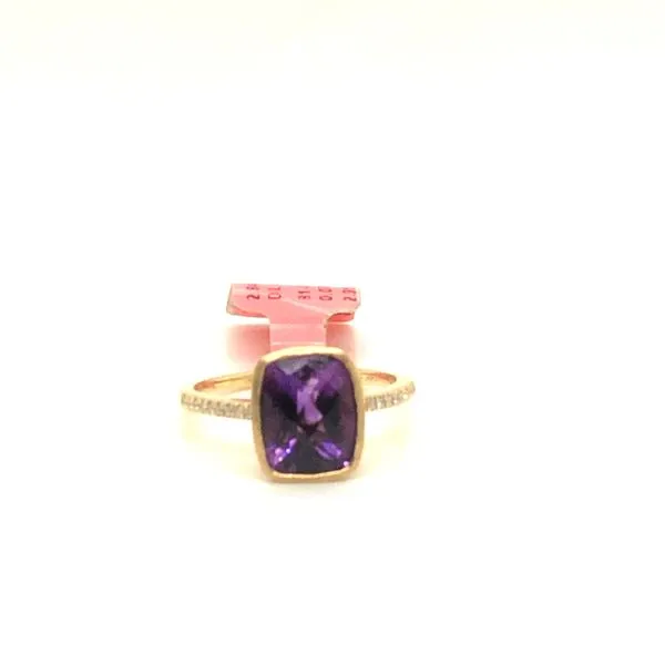 Cushion Amethyst Ring Mitchell's Jewelry Norman, OK