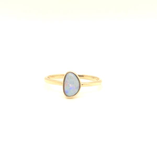 Yellow Gold Opal Ring by Parle Mitchell's Jewelry Norman, OK