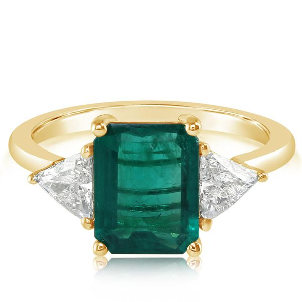 Emerald and Diamond Ring by Parle Mitchell's Jewelry Norman, OK