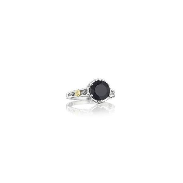 Petite Crescent Gem Ring featuring Black Onyx by Tacori Mitchell's Jewelry Norman, OK