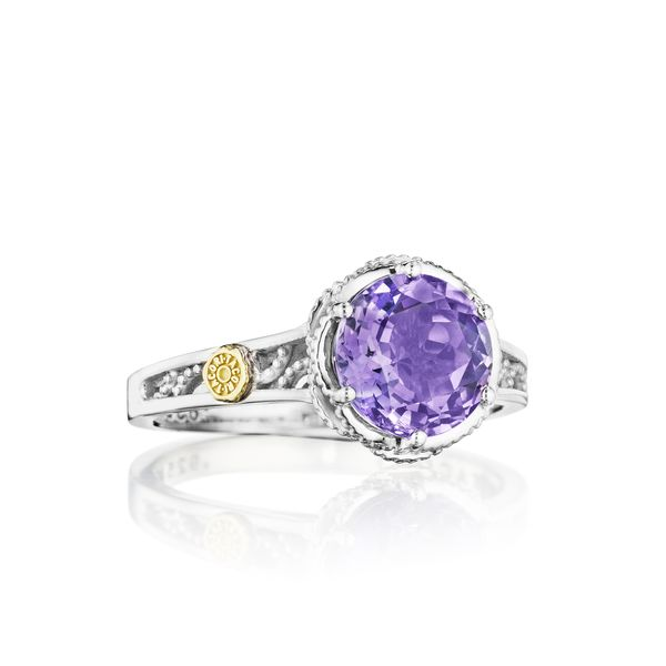 Petite Crescent Gem Ring featuring Amethyst Mitchell's Jewelry Norman, OK