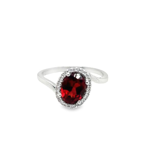 Garnet and Diamond Ring by  Wilkerson Mitchell's Jewelry Norman, OK
