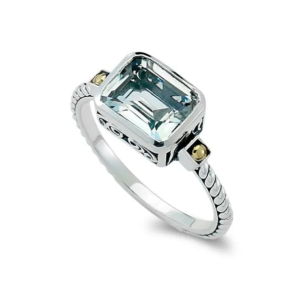 Blue Topaz Ring By Samuel B. Mitchell's Jewelry Norman, OK