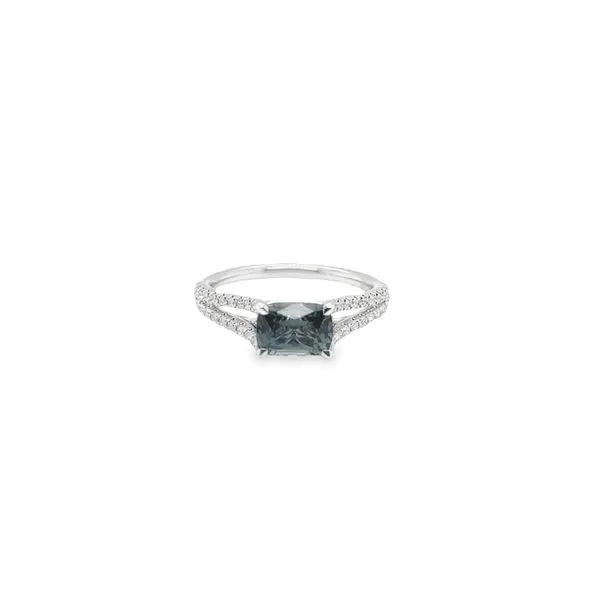 Teal Sapphire Ring Mitchell's Jewelry Norman, OK