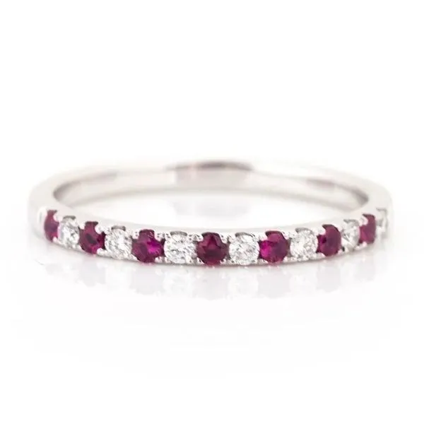 Ruby And Diamond Band Mitchell's Jewelry Norman, OK