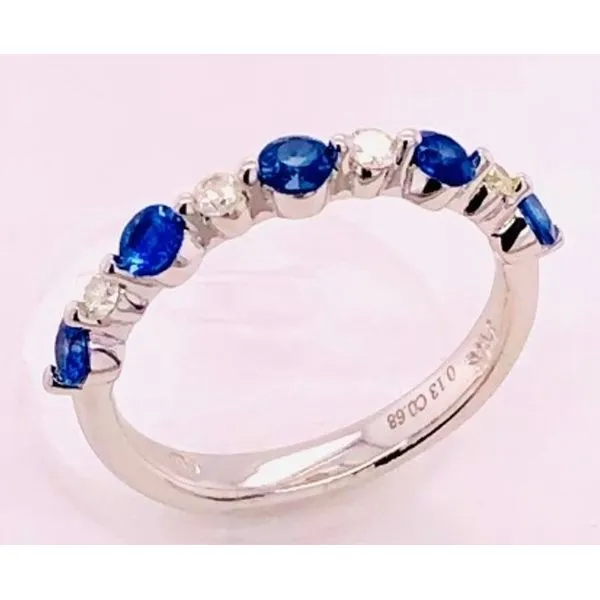 Diamond And Sapphire Ring Mitchell's Jewelry Norman, OK