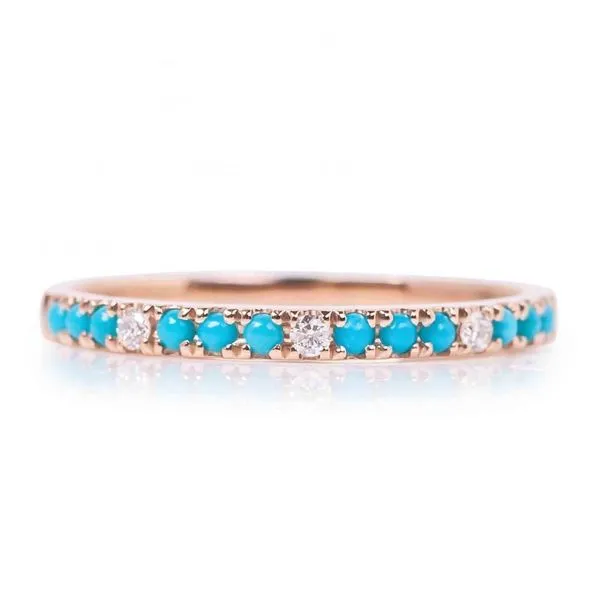 Turquoise And Diamond Ring Mitchell's Jewelry Norman, OK