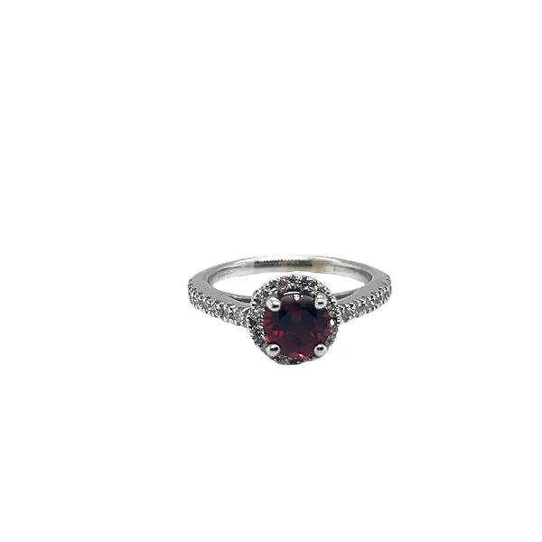 Garnet And Diamond Fashion Ring Mitchell's Jewelry Norman, OK