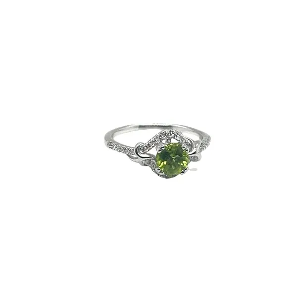Peridot And Diamond Fashion Ring Mitchell's Jewelry Norman, OK