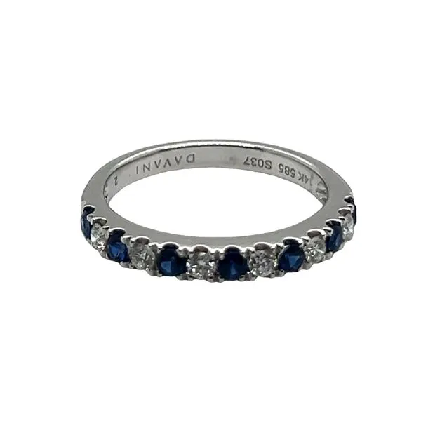 Sapphire and Diamond Band Mitchell's Jewelry Norman, OK
