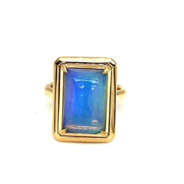 Yellow Gold Opal Ring Mitchell's Jewelry Norman, OK