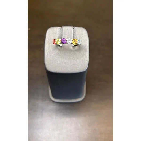 5 Colored Stone And Diamond Ring Mitchell's Jewelry Norman, OK