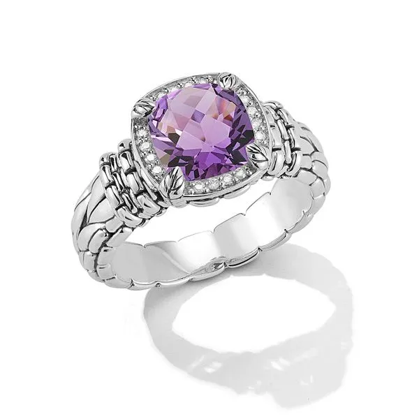 Amethyst Gemstone And Diamond Ring Mitchell's Jewelry Norman, OK