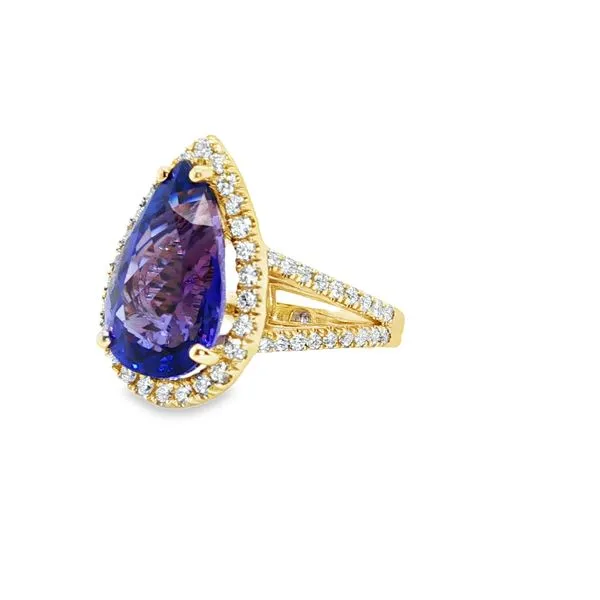 Tanzanite And Diamond Ring Image 2 Mitchell's Jewelry Norman, OK