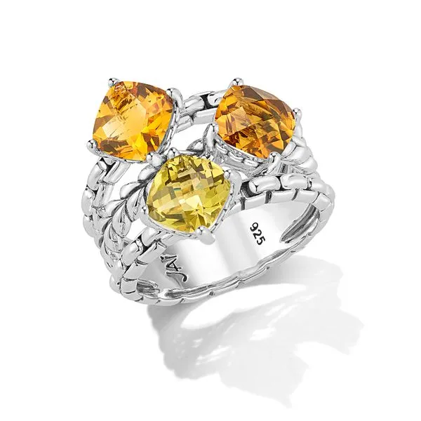 Sterling Silver Colored Stone Ring By Jai Mitchell's Jewelry Norman, OK