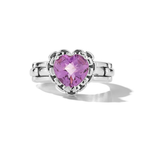 Amethyst Heart Ring By Jai Mitchell's Jewelry Norman, OK