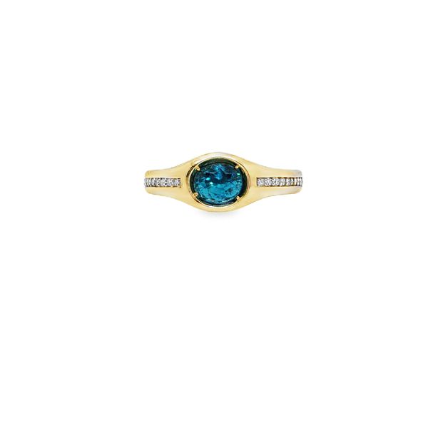 Blue Zircon Fashion Ring Mitchell's Jewelry Norman, OK
