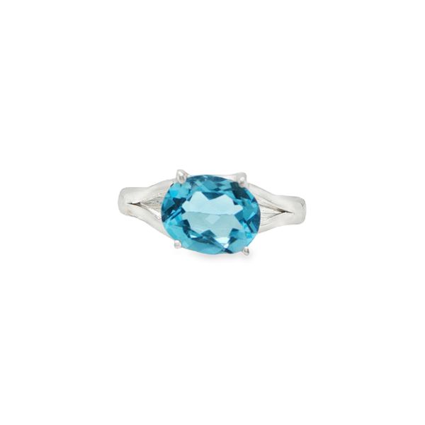 Sky Blue Topaz Ring Mitchell's Jewelry Norman, OK